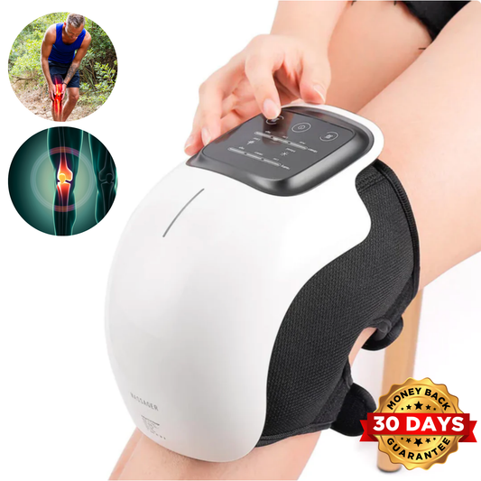 KneeEase 4-in-1 knee relief massager with heat, infrared, red light, and vibration therapy
