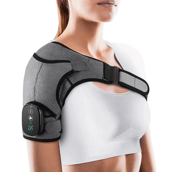 Heated shoulder massager gif